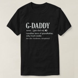 G-Papa Definition Funny Betekenis opa Gift T-shirt