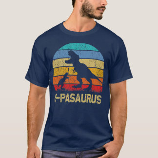 G paSaurus T Rex Dinosaur Grandpa Saurus Family T-shirt