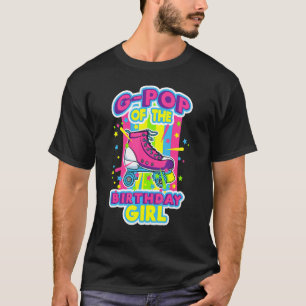 G Pop van de Schaatsen van het meisje van de geboo T-shirt