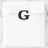 G-rating Ronde Sticker (Tas)