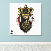 G-Skulls Renegade series 2 of 12 Canvas Afdruk (Insitu (Houten vloer))