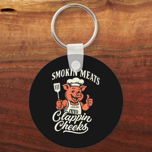 G Smokin Meats Clapn Cheeks Sleutelhanger (Voorkant)