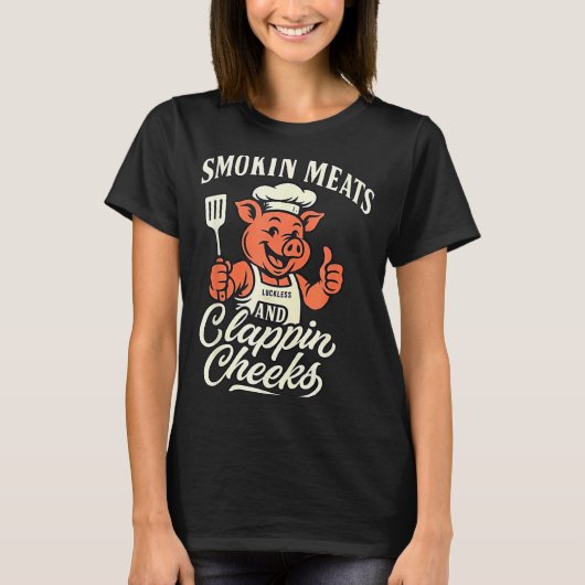 G Smokin Meats Clapn Cheeks T-shirt (Voorkant)