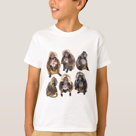 G staat voor Gelada T-shirt (Voorkant)