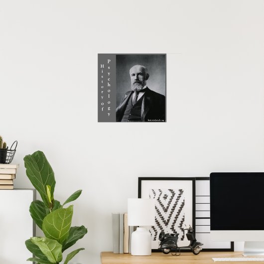 G. Stanley Hall History of Psychology Canvas Poster (Thuiskantoor)
