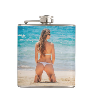 G-STRING BEACH GIRL Flasks Heupfles