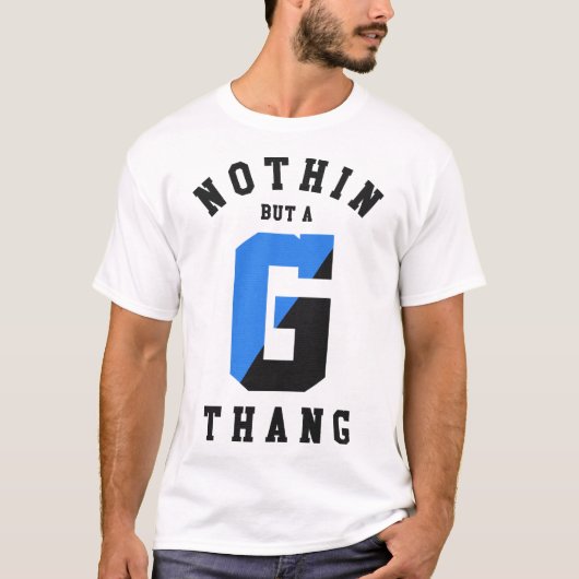 G Thang Carpet - Blauw T-shirt (Voorkant)