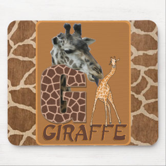 G VOOR GIRAFFE MUISMAT