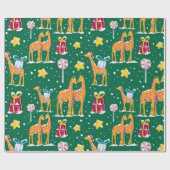 G voor Girrafe Cadeaupapier (Vlak)