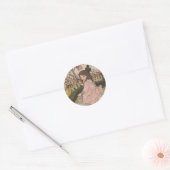 G voor tuin ronde sticker (Envelop)