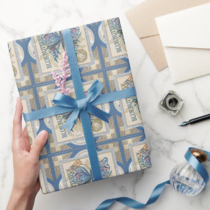 G Vormende Kantoor-vlinder Cadeaupapier