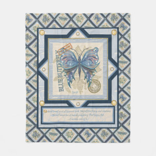 G Vormende Kantoor-vlinder Fleece Deken