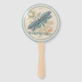 G Vormende Kantoor-vlinder Handwaaier (Achterkant)