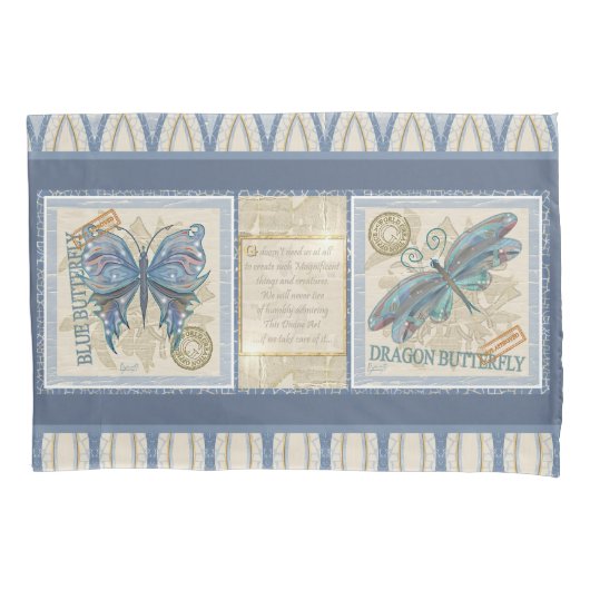 G Vormende Kantoor-vlinder Kussensloop (Voorkant)