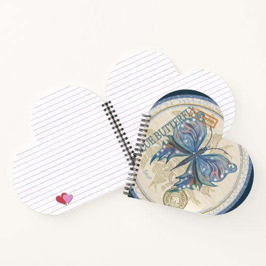 G Vormende Kantoor-vlinder Notitieboek (Binnen)