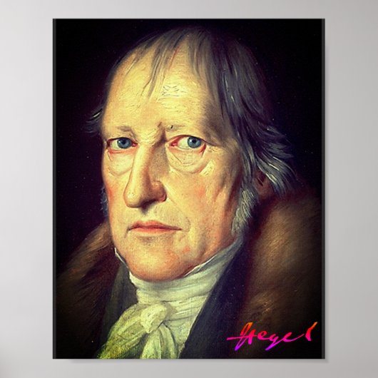 G. W. F. Hegel (portret van 1831) Poster (Voorkant)