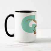 G zoals Gallimimus Mok (Links)