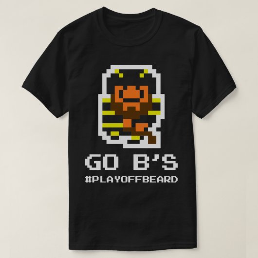 GA 8-bits afspeelbalk T-shirt (Design voorkant)