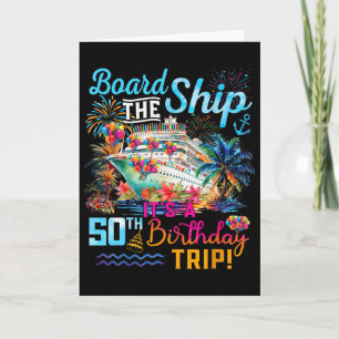 Ga Aaboord Het Is Een 50e Verjaardag Reis Cruise V Kaart