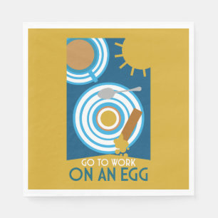 Ga aan de slag met een Egg Wall Art Servet