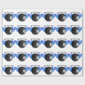 Ga achter de 8 BALL aan Cadeaupapier (Vlak)