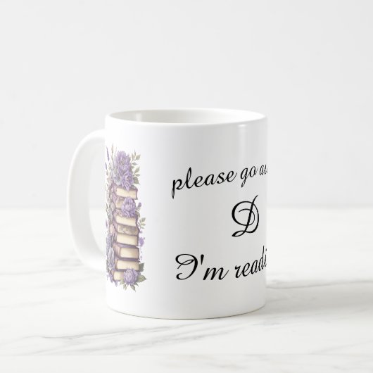 Ga alsjeblieft weg als ik lees koffiemok (Voorkant links)