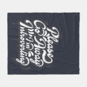 Ga Alsjeblieft Weg Ik Ben Introvert Noveltieit Fleece Deken (Voorkant (Horizontaal))