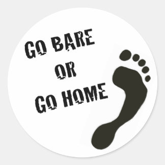 Ga Bare of Go Home Sticker