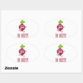 Ga biet! ovale sticker (Vel)