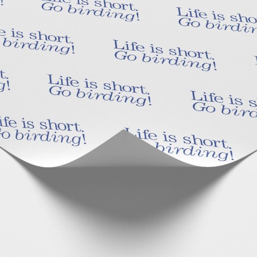 Ga Birding! Cadeaupapier (Hoek)