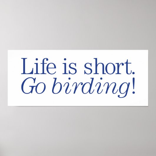 Ga Birding! Poster (Voorkant)