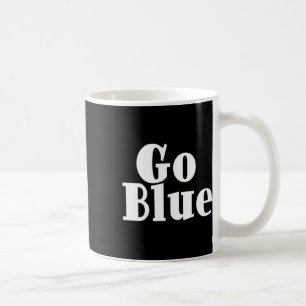 Ga Blauwe Team Spirit Uitrusting Kleuren Oorlog Ko Koffiemok