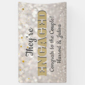 Ga blinken! Verlovingsfeest banner (Verticaal)