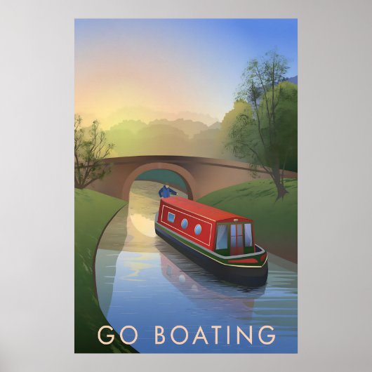 Ga Bootskamp Reisposter Poster (Voorkant)