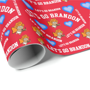 GA BRANDON CUPID VALENTIJNSDAG WRAPPING PAPIER