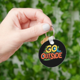Ga buiten avontuur sleutelhanger