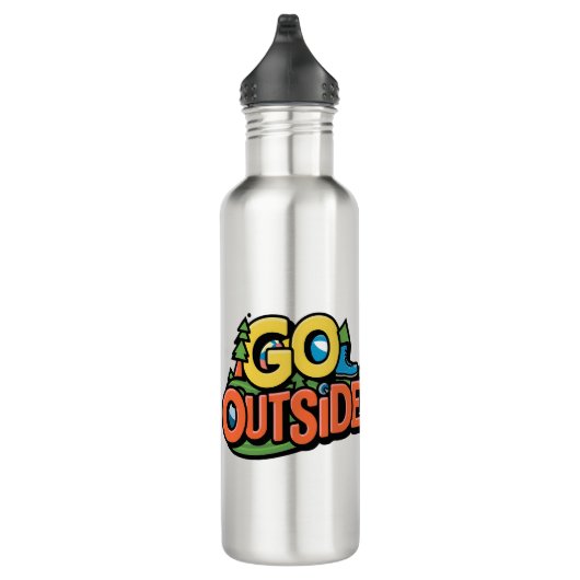 Ga buiten avontuur waterfles  (Rechts)
