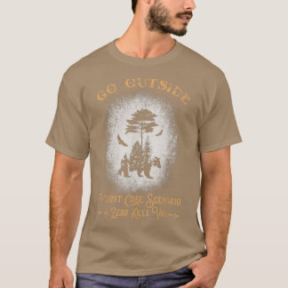 Ga buiten het ergste scenario van het Hoesje een B T-shirt