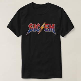Ga Bulldogs Middelbare School Voetbal Spirit Sic'E T-shirt