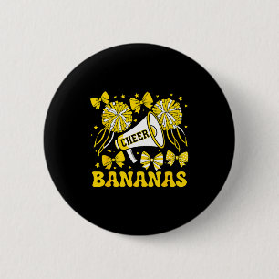 Ga Cheer Bananas School Srts Fan Team Srit Naam Ronde Button 5,7 Cm