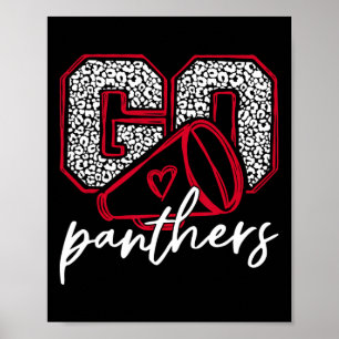Ga Cheer Panthers School Sporten Naam Panthers Ste Poster
