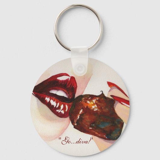 "Ga...diva!" Button Sleutelhanger (Voorkant)