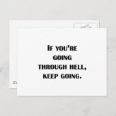 Ga door briefkaart (Voorkant / Achterkant)