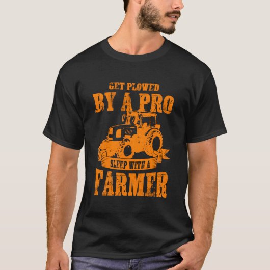 Ga door een pro-slaapstand met een boer Hilarious T-shirt (Voorkant)
