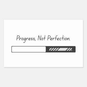 Ga door, geef nooit op, bemoediging, motivatie rechthoekige sticker