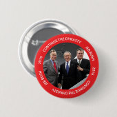 Ga door met de Dynasty Jeb Struik 2016 Button (Voorkant /achterkant)