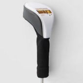 Ga door met het goede werk golfheadcover (Schuin)