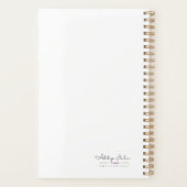 Ga door met zonsondergang foto planner (Achterkant)