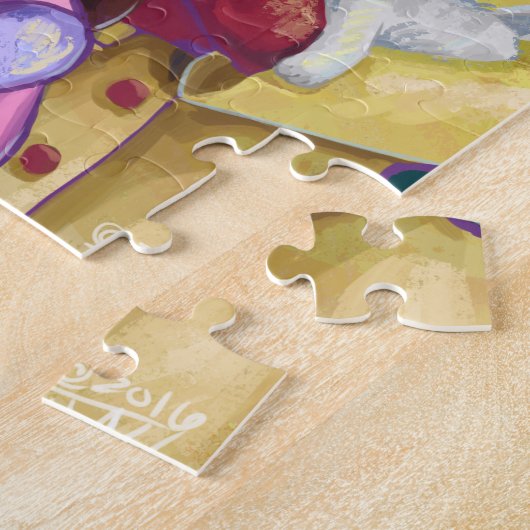 Ga een Caroling Illustratie maken Legpuzzel (Zijkant)