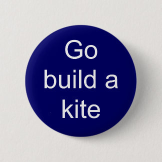 Ga een vlieger bouwen ronde button 5,7 cm